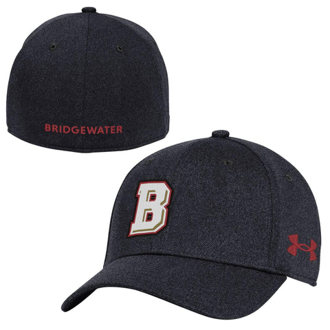 UA Black B Fitted Hat L/XL