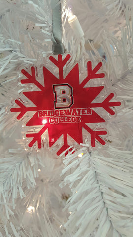 Bridgewater College "B" Logo Snowflake Ornament