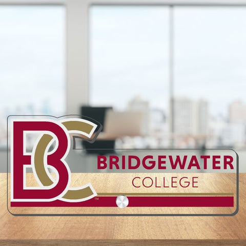 Bridgewater College BC Acrylic Desk Sign