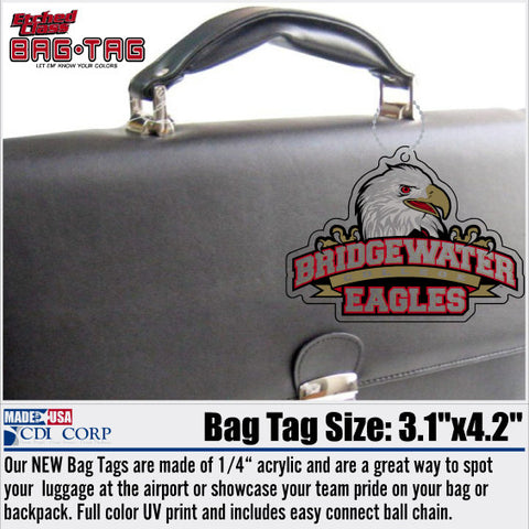 Bridgewater College Athletic Logo Bag Tag