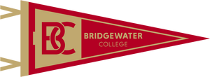 Collegiate Pacific Felt Pennant Crimson & Gold BC Logo