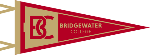 Collegiate Pacific Felt Pennant Crimson & Gold BC Logo