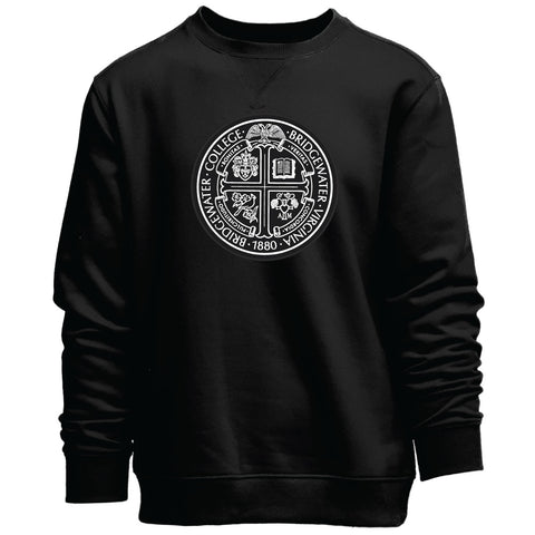 Camp David Everyday Black Crew with Black and White Presidential Seal