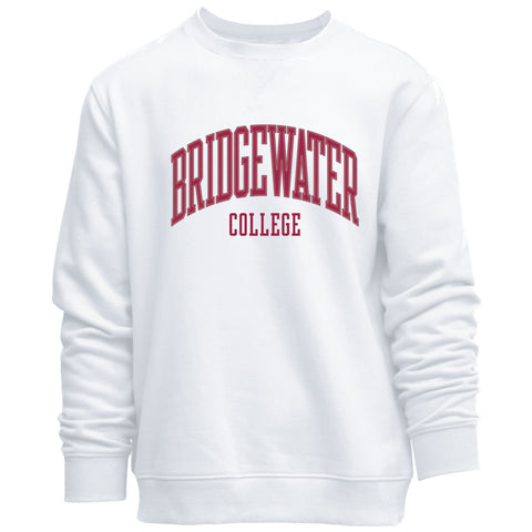 Camp David Everyday White Crew with Crimson Cotton Twill Applique