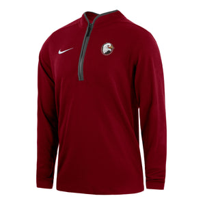 Bridgewater College Eagle Head Nike Crimson 1/4 Zip