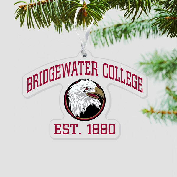 Bridgewater College Eagle Head Est 1880 Lucite Ornament
