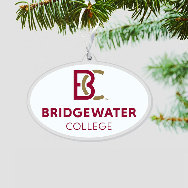 Bridgewater College Oval BC Logo Lucite Ornament