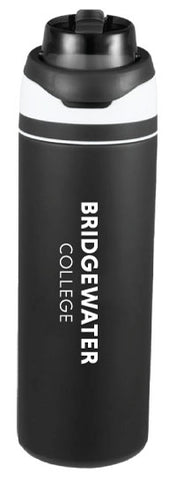 RFSJ 28 oz. Flip Top Stainless Bottle with Dual Use Lid in Black