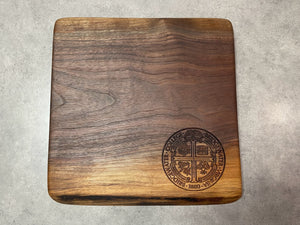 Bridgewater College Custom Made Walnut Charcuterie Board