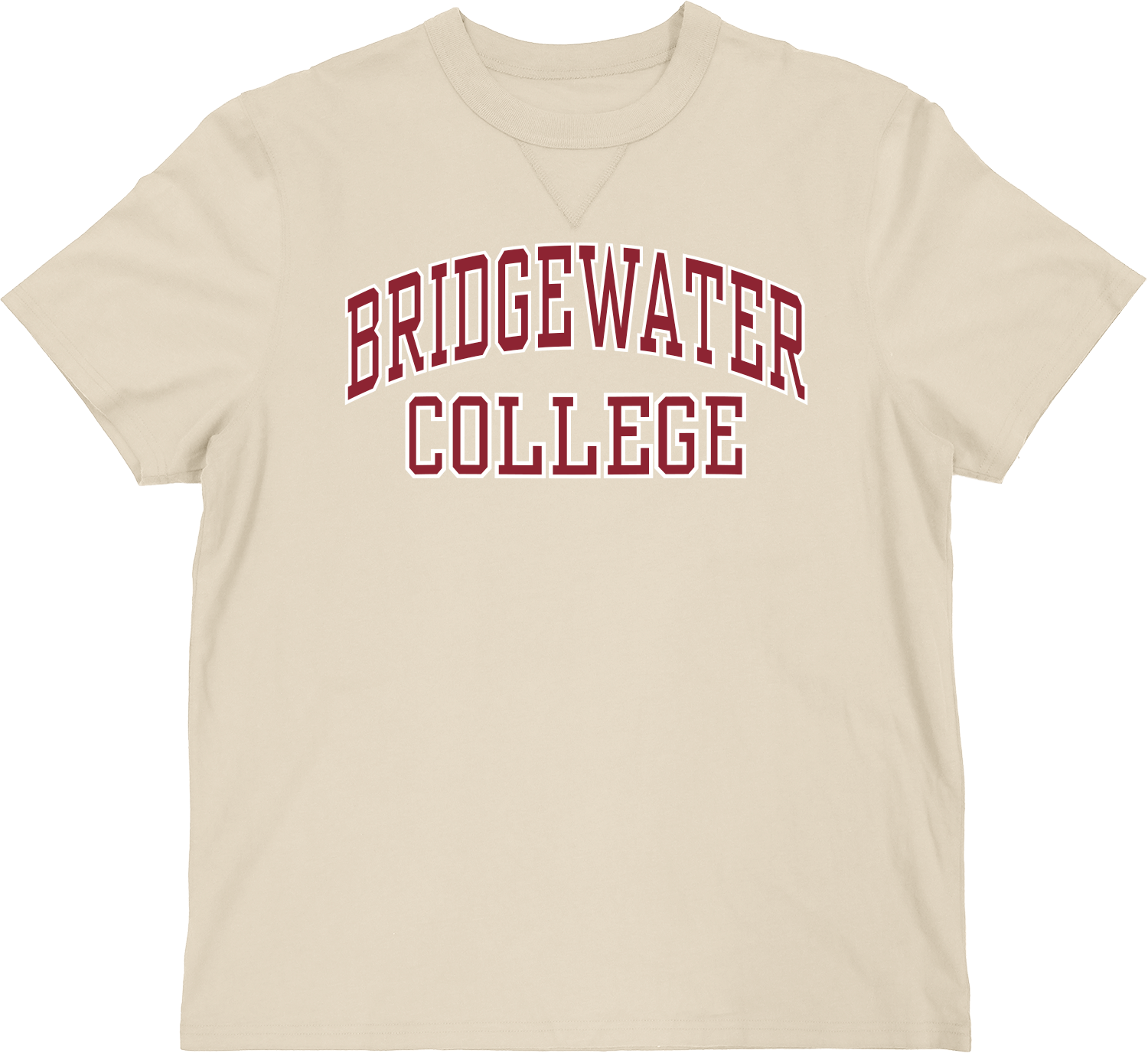 Blue 84 Bridgewater College Cappuccino Short Sleeve Sanded Tee