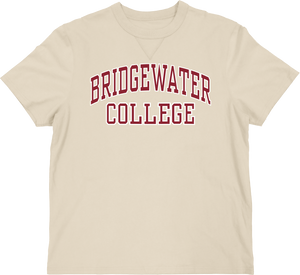 Blue 84 Bridgewater College Cappuccino Short Sleeve Sanded Tee