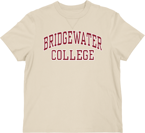 Blue 84 Bridgewater College Cappuccino Short Sleeve Sanded Tee