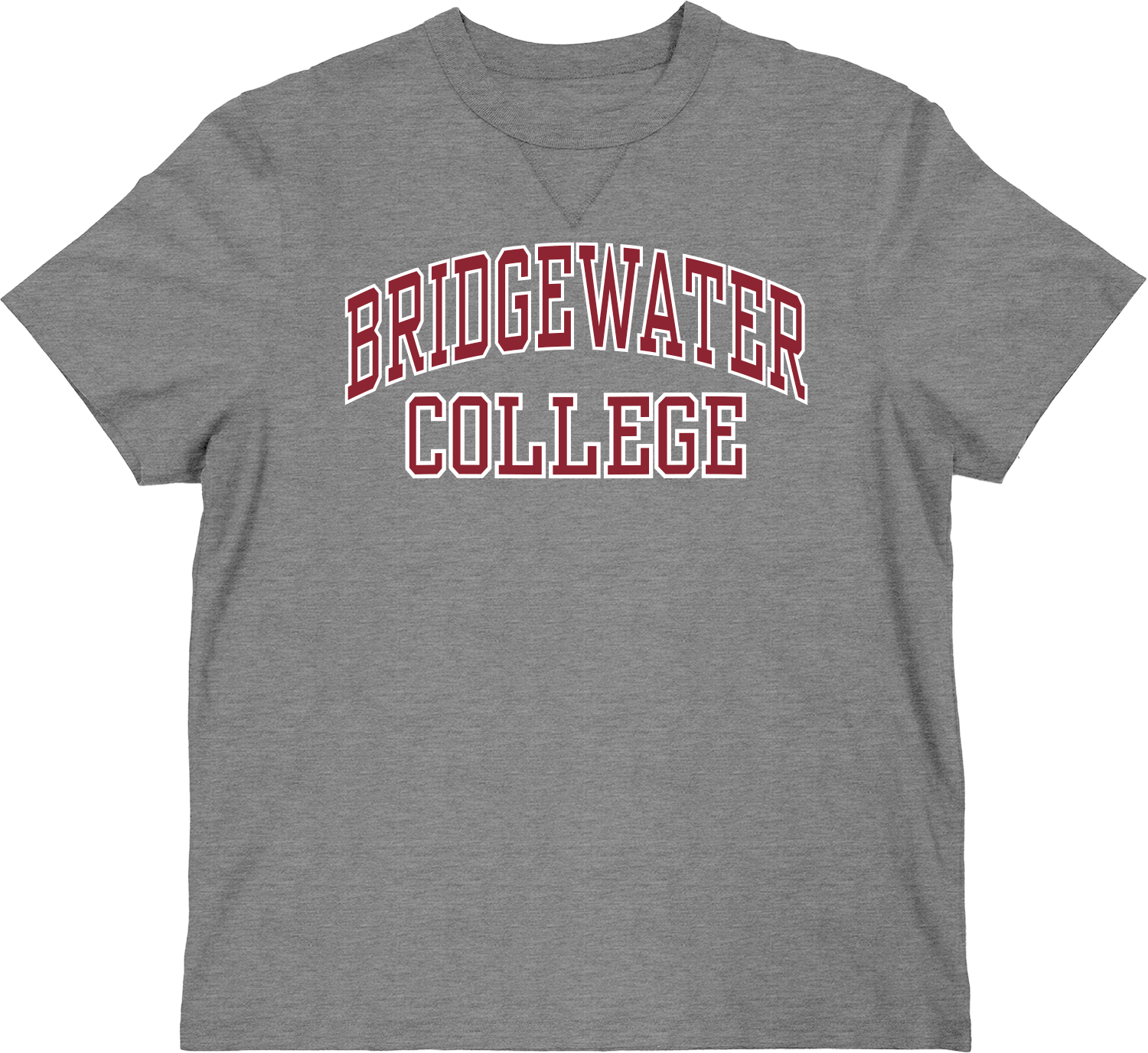 Blue 84 Bridgewater College Gray Short Sleeve Sanded Tee