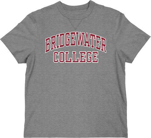 Blue 84 Bridgewater College Gray Short Sleeve Sanded Tee