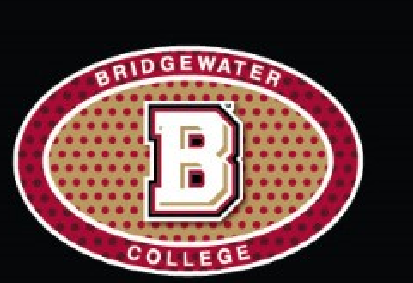 Bridgewater College SDS Vinyl Decal Euro Red Gold Dots