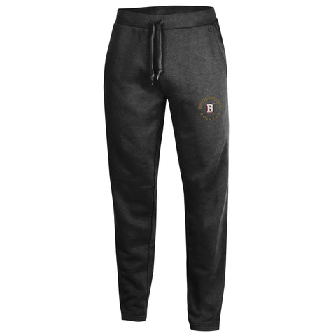 Big Cotton Embroidered B Logo Black Sweatpants