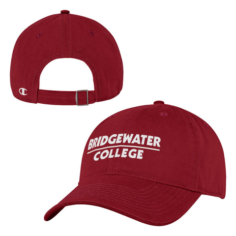 Champion Relaxed Twill Crimson Cap with Adjustable Back