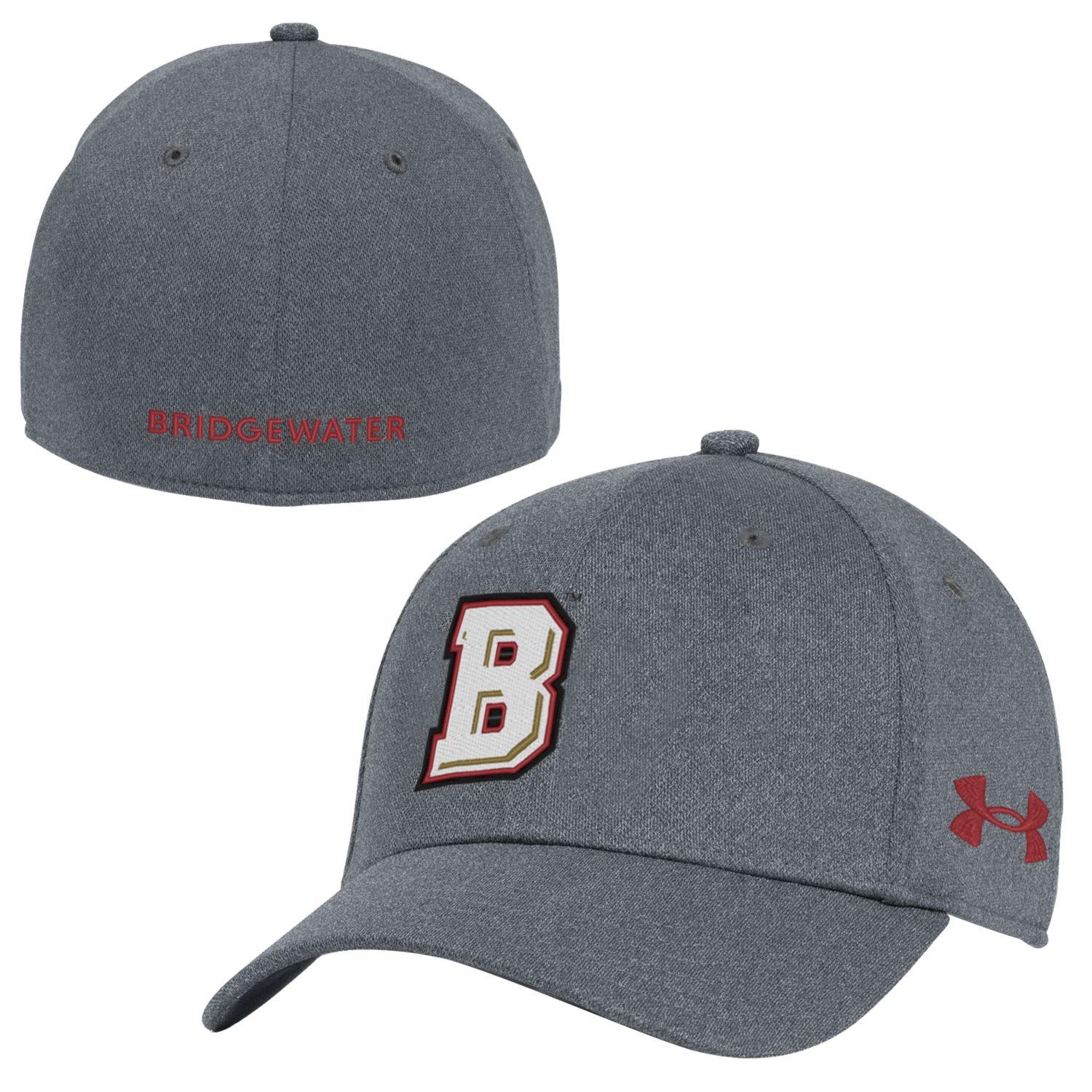 Under Armour Gray B Logo Fitted Hat