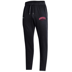 Bridgewater College Under Armour Black Cotton Open Bottom Pant Sweatpants