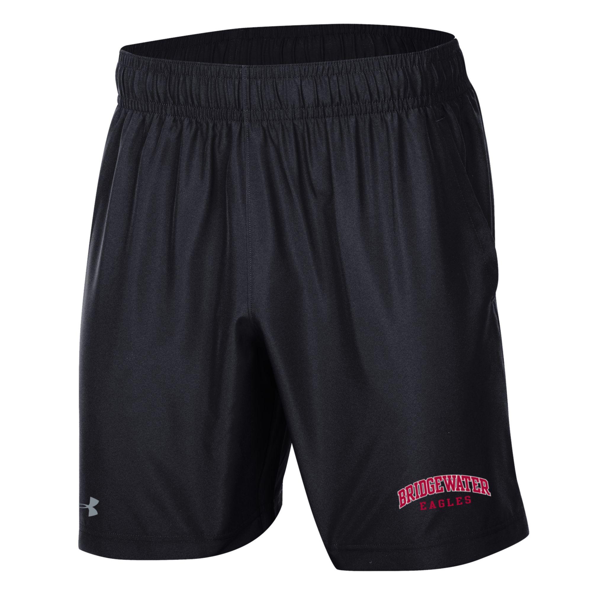 Bridgewater College Under Armour Black 7" Shorts