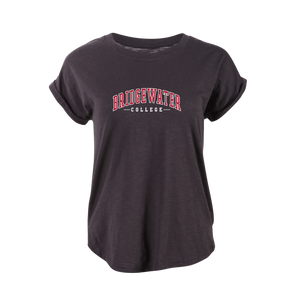 Bridgewater College Boxercraft Women's Black Short Sleeve Tee