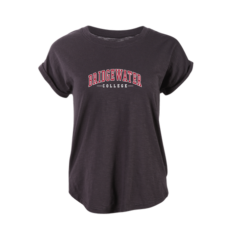 Bridgewater College Boxercraft Women's Black Short Sleeve Tee