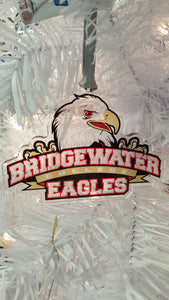 Bridgewater College Athletic logo Etched Ornament