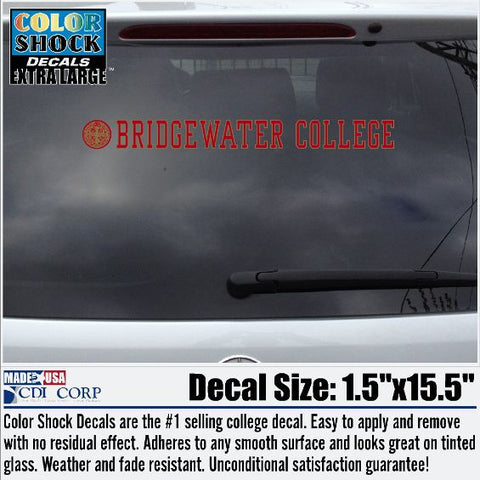 Bridgewater College Seal Decal Inside Application