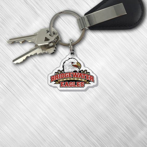 Bridgewater College Color Shock Athletic Logo KeyTag - Keychain