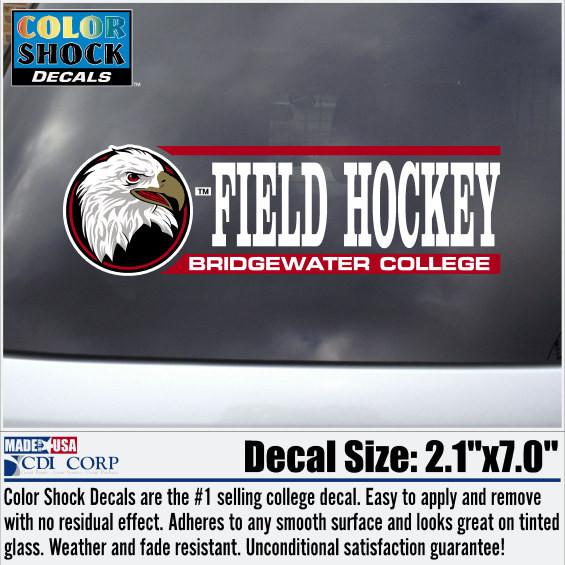 Color Shock Car Field Hockey Decal