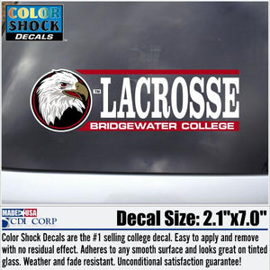 Color Shock Car Lacrosse Decal