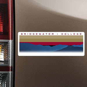 Color Shock Bridgewater College Blue Ridge Mountain Magnet