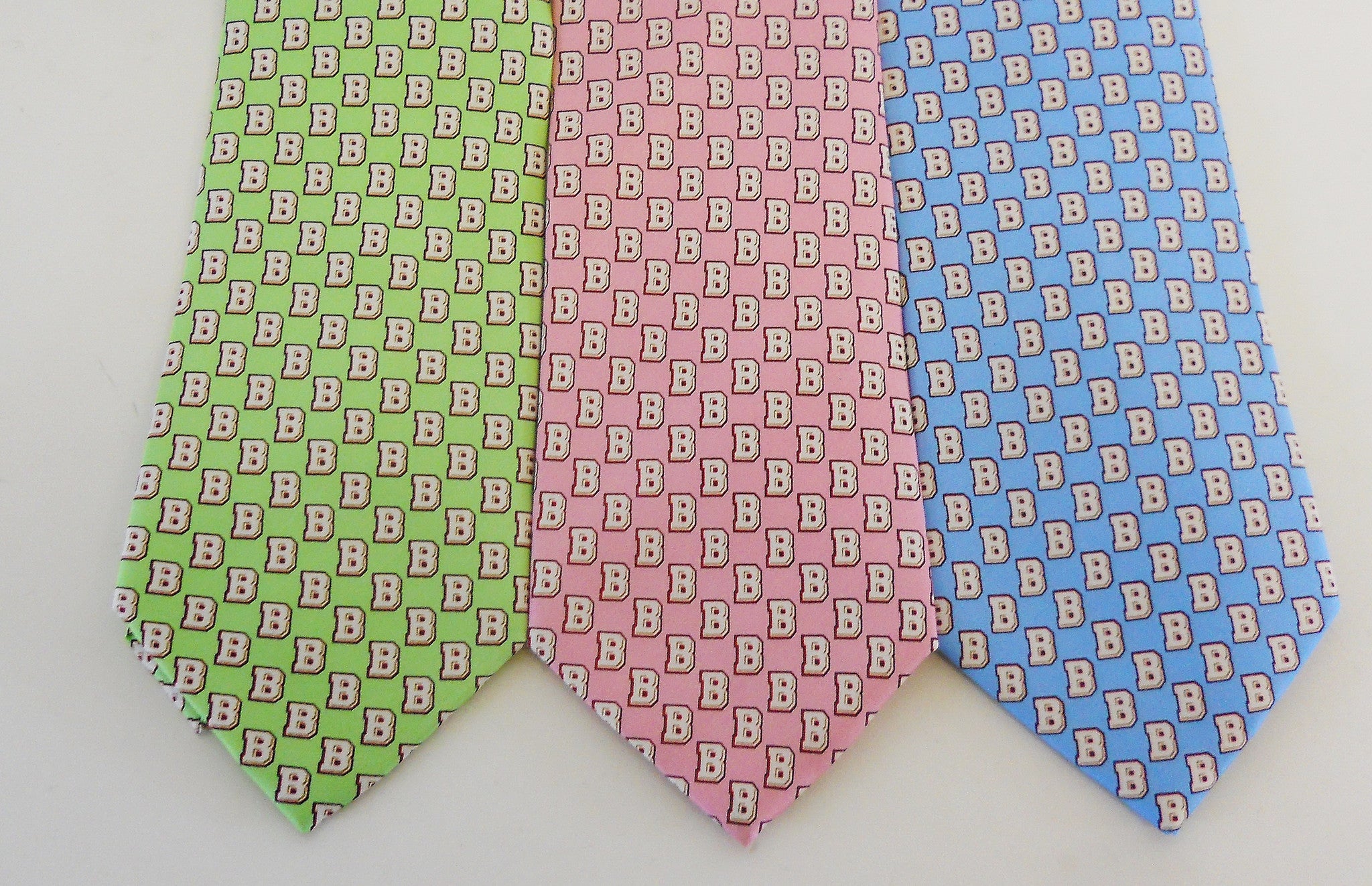 Bridgewater Pastel "B" Logo Neck Tie