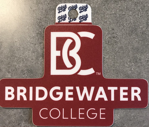 Blue 84 Crimson and White New BC Logo Decal