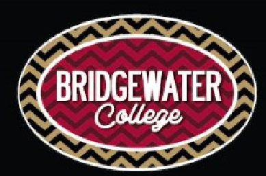 Bridgewater College SDS Vinyl Decal Euro Red Gold Chevron