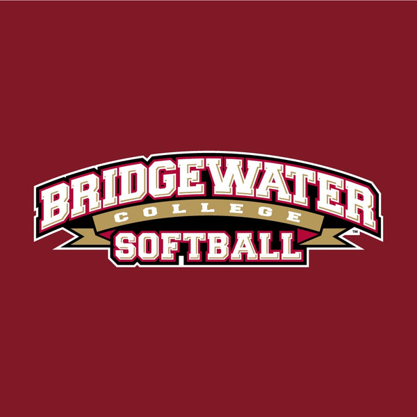 Bridgewater College Softball Crimson Short Sleeve Tee
