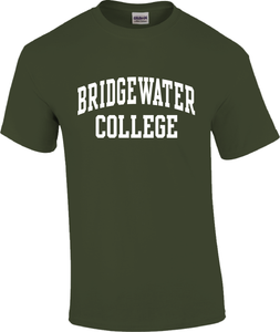 TRT Classic Military Green Bridgewater College Short Sleeve Tee