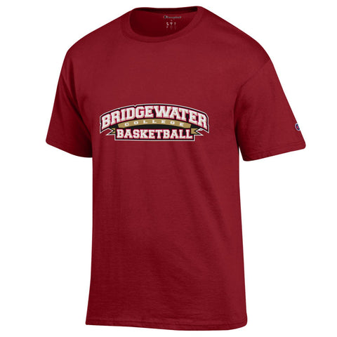 Bridgewater College Basketball Crimson Short Sleeve Tee