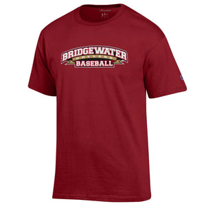 Bridgewater College Baseball Crimson Short Sleeve Tee