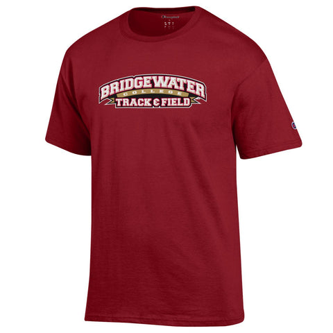 Bridgewater College Track & Field Crimson Short Sleeve Tee
