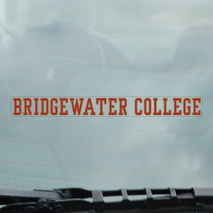 Bridgewater College Decal Inside Application