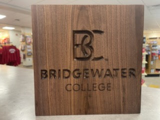 Bridgewater College BC Seal Custom Engraving Wood Plaque - Special Orders Only