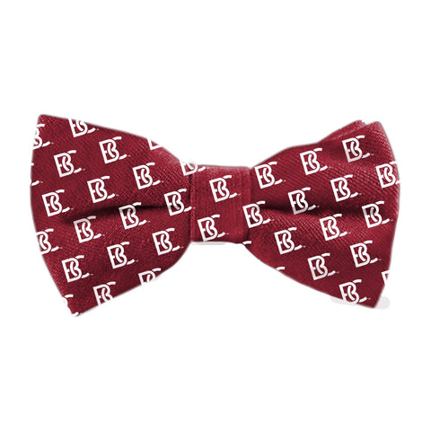 BC Logo Crimson Silk Bow Tie